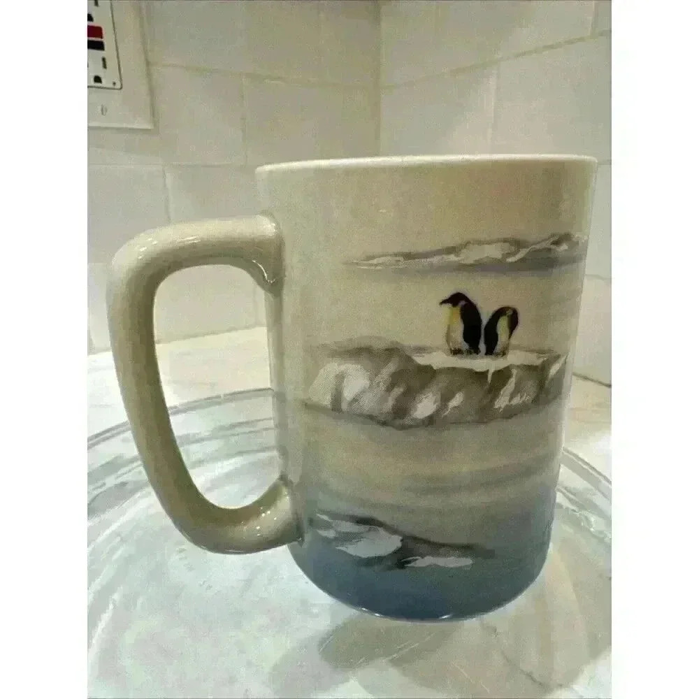 Otagiri Antarctic Emperor Penguin Mug Coffee Cup Japan Ceramic - Picture 4 of 11